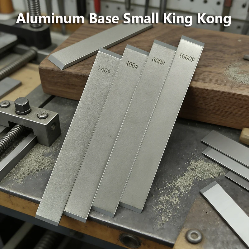 

240-1000# Multi-Grit Diamond Sharpening Stones (Aluminum Base Small King Kong) - Durable Aluminum Knife Sharpener