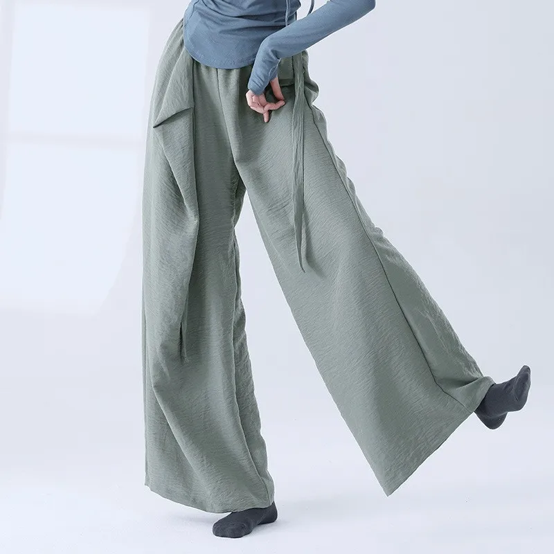Classical dance loose and elegant wide-leg pants modern dance practice clothes adult Chinese dance performance clothes