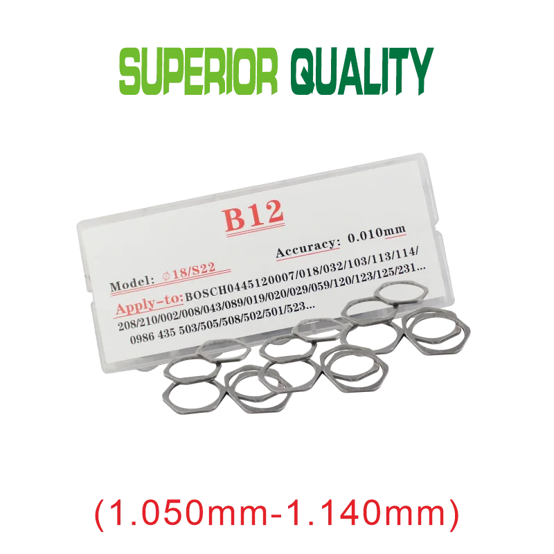 B11 B12 B13 B14 B16 B21 B22 B23 B24 B25 B26 B27 B31 B42 B37 Common Rail Injector Adjustment Washers Shims Gasket Repair Kits