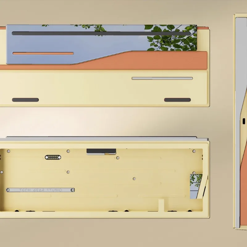 

TB65-f Tri-mode Mechanical Keyboard Kit Customized Hot Swap 1000Hz Return Rate VIA Ergonomics Gaming Mechanical Keyboard Kit