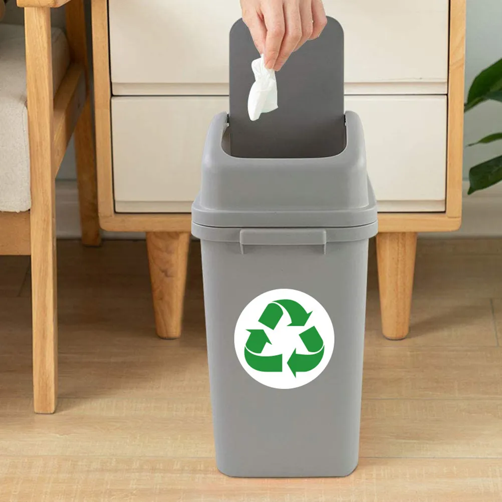 

1Set Classification Sticker PVC Trash Can Recycle Sticker Waterproof Removable Decal for Home Office Restaurant Sustainability