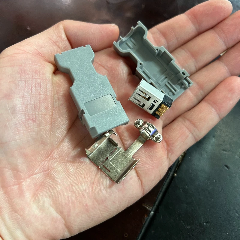 SM-6P Connector 1394 Encoder Plug Compatible with Yaskawa Panasonic Delta Servo Driver Plug-in Connectors for 16-28AWG Wire