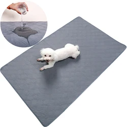 Lavável Dog Pee Pad Cobertor reutilizável, fralda absorvente, almofada de treinamento do cachorro, pet cama, esteira de urina, tampa do assento de carro