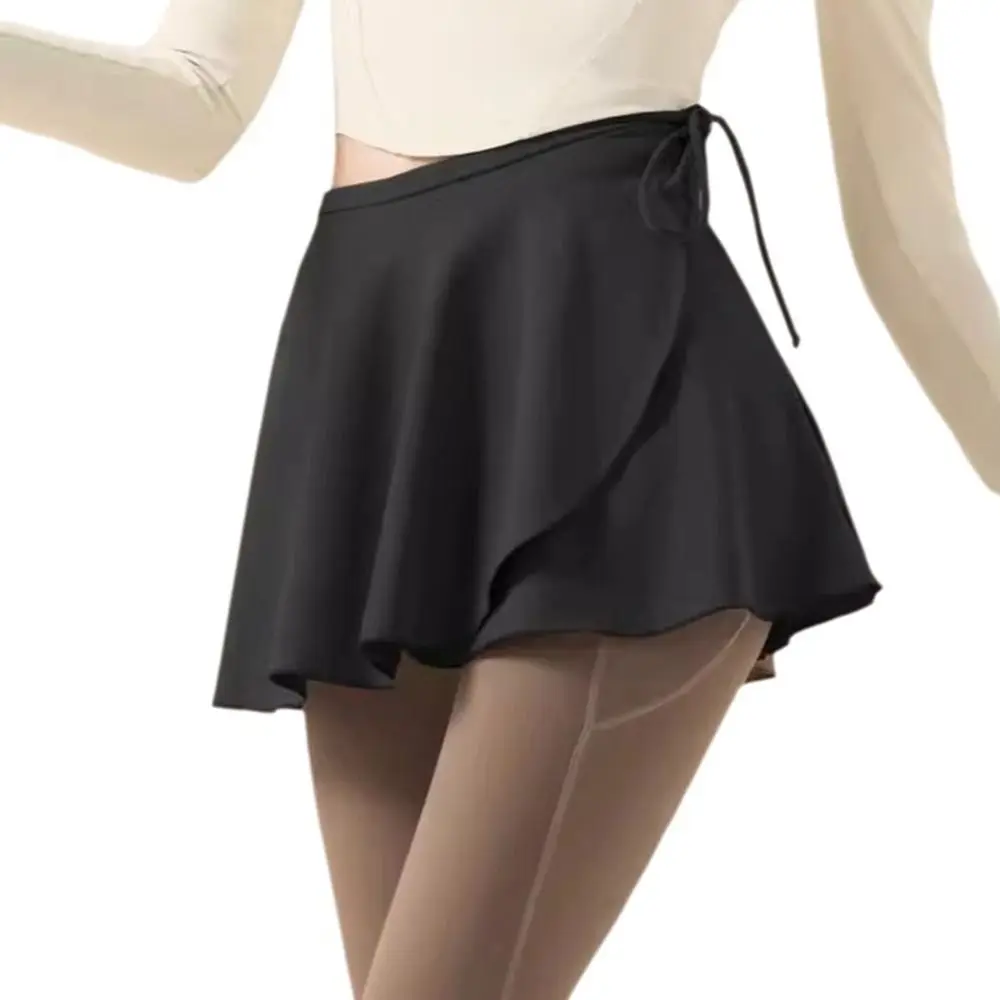 New Ice Silk Yoga Short Skirt Adjustable Quick Dry Gym Workout Curtain Casual Anti-Exposure Wrap Fitness Skirt Prevent Awkward