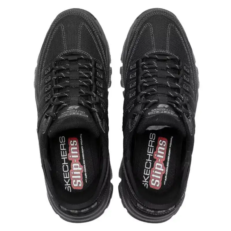 ALL SEASONS Skechers Men's Sneakers With Laces For Daily Commuting And Outdoor Hiking