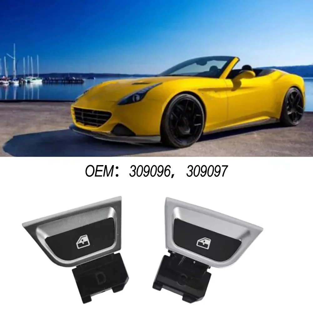 قطع غيار السيارات مفتاح نافذة الطاقة صيانة السيارة ميزة مضادة للتآكل مصنوعة من مادة ABS لسيارة فيراري كاليفورنيا T #3