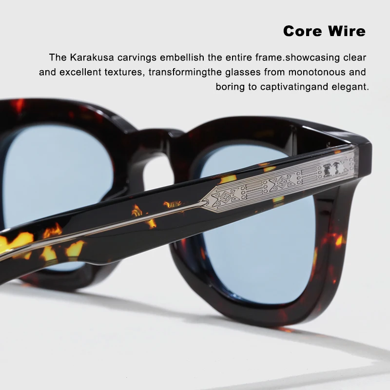 Luxury Brand Original Sunglasses Round Handmade Acetate Top Quality SUN GLASSES for Men Women Fashion Outdoor Protective Eyewear - Image 2