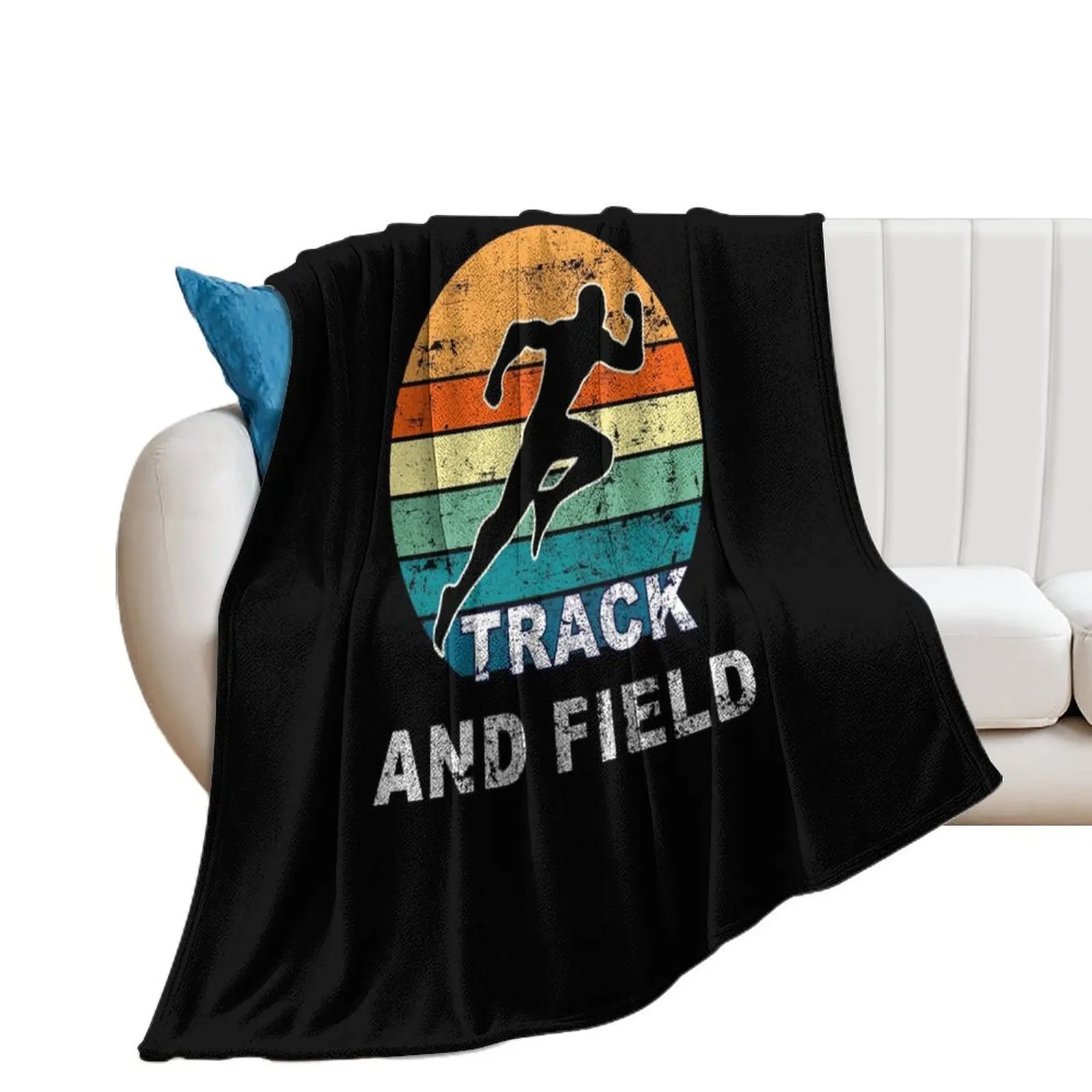 Track and field / track & field funny / Running Motivation Throw Blanket decorative Camping Shaggy christmas gifts Blankets