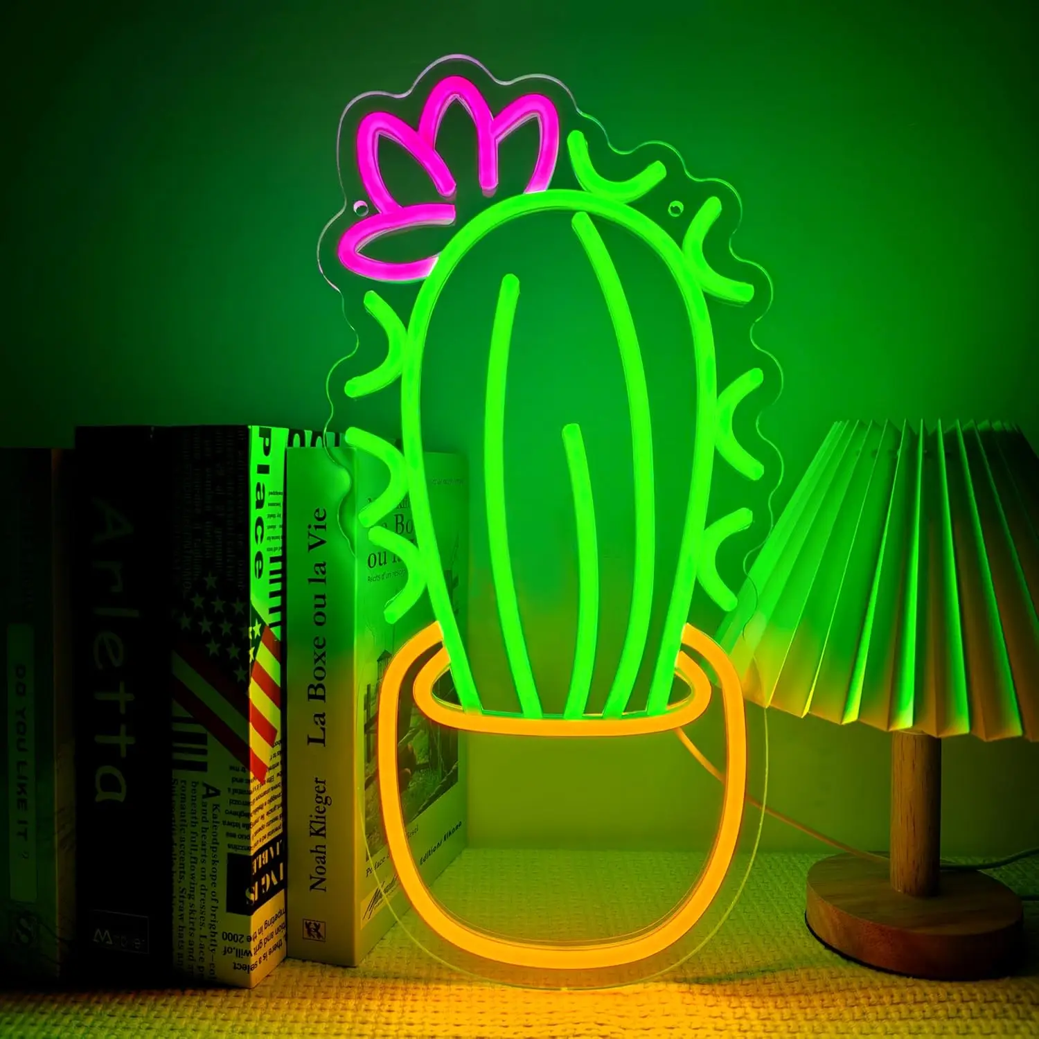 鉢植えサボテン-led-ネオンサイン-usb-ウォールライト-ボヘミアン寝室カフェバー植物ショップ砂漠美的窓装飾ギフト