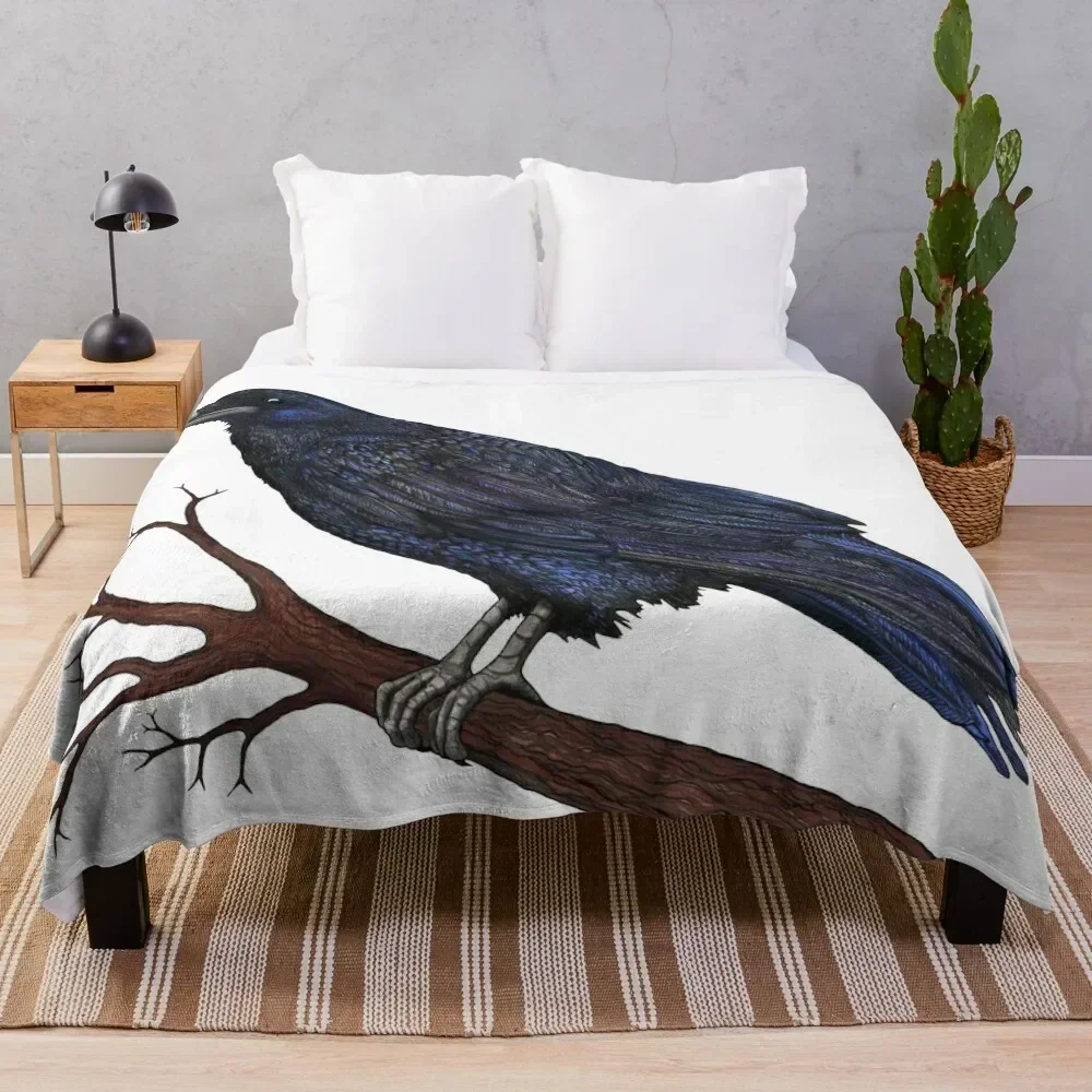 

Raven Throw Blanket Wrinkle Resistant Lightweight Blanket
