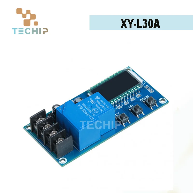 XY-L30A Модуль управления зарядкой аккумулятора Цифровой переключатель защиты от перезарядки с полной зарядкой 6-60 В
