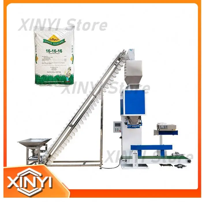 Semi-Automatic SS316L Sugar Salt Bagging Packing Machine for Salt 10 kg 25 kg 50 kg Food Grade Packaging Equipment for Small