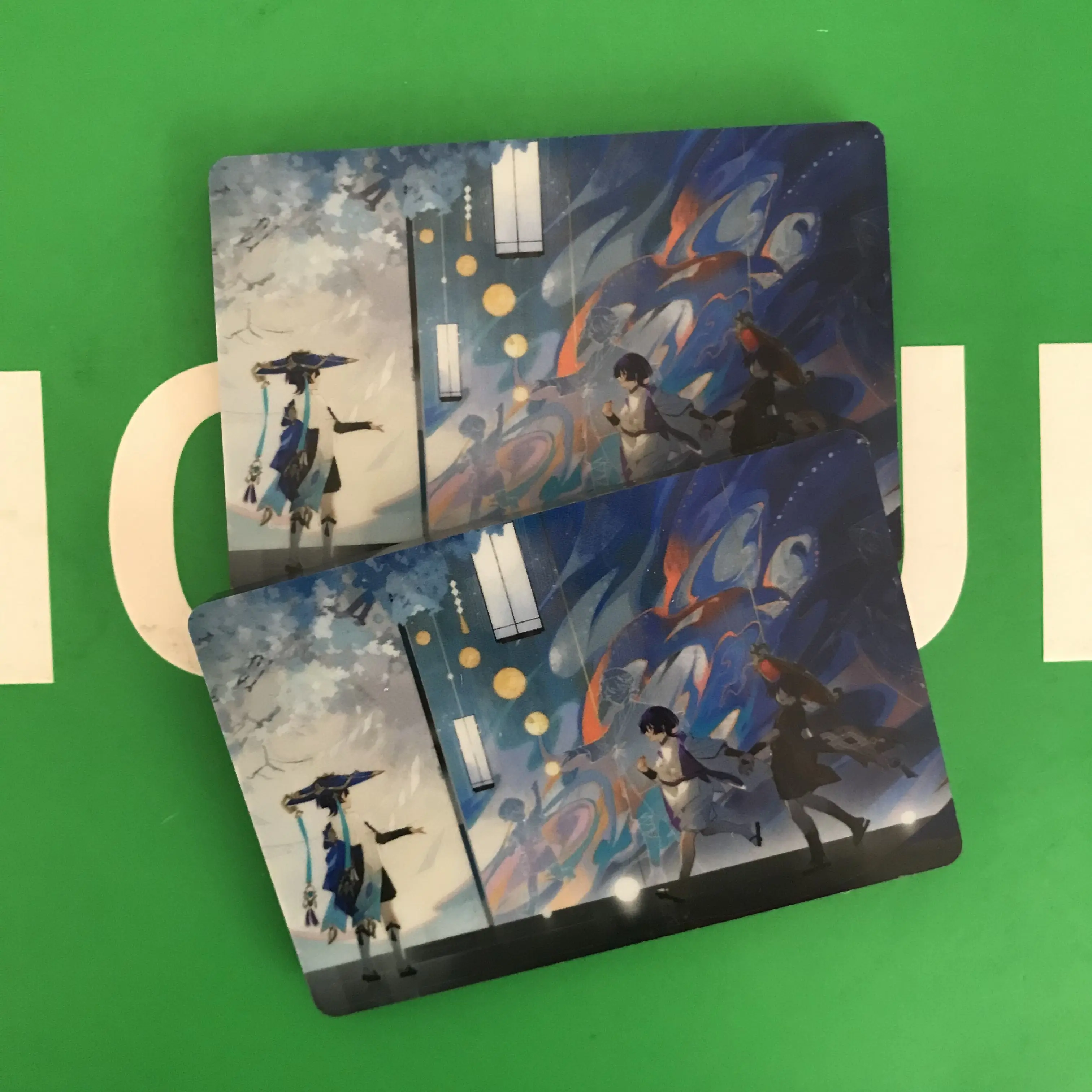 أنيمي جينشين تأثير الهيام سكاراموش بالاديير تأثيري أمبيوس الاكريليك الطوب زخرفة الكرتون الرمال المتحركة جونغ التميمة هدية #3