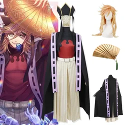 Anime Douma Cosplay Demon Slayers Cosplay Costume Kimetsu No Yaiba Clothes Cloak Douma Wig Fans Halloween Cos for Women Men