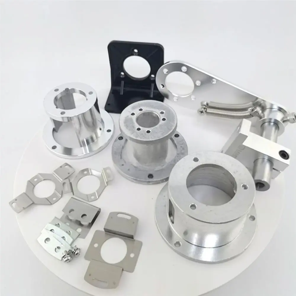 Measuring Wheel Bracket Encoder Mounting Support Industrial Servo Motor Control Device Fixed Base L Type Holder