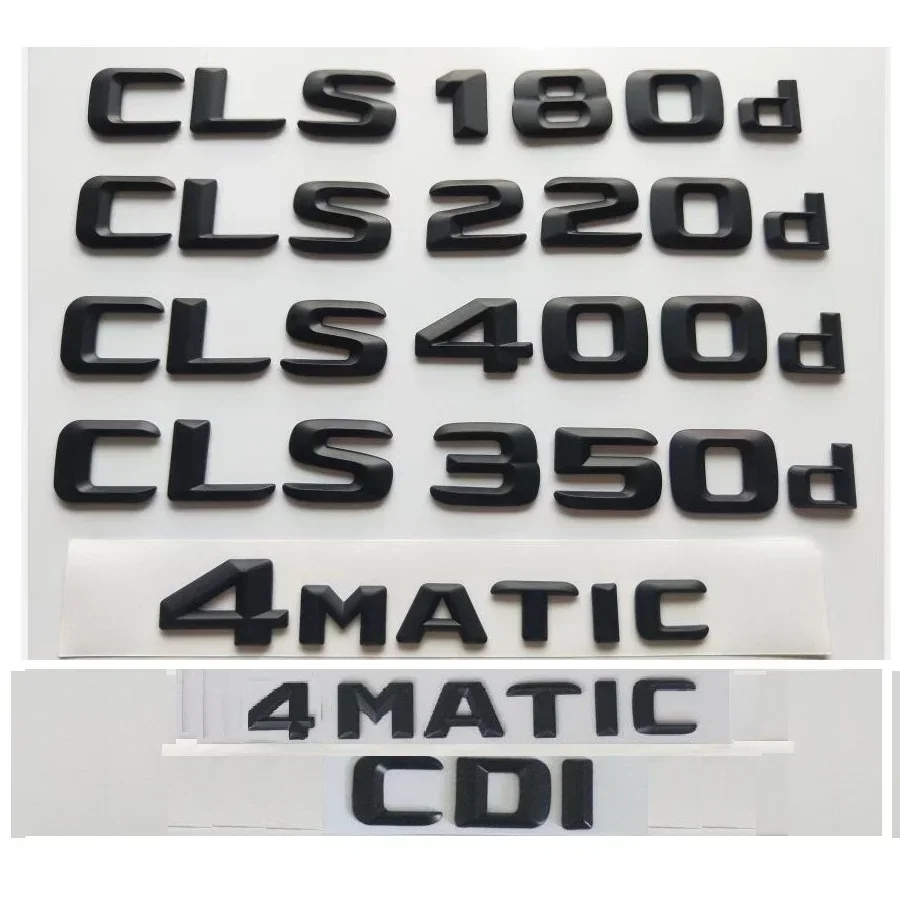 OK 3D Black for Mercedes Benz CLS180d CLS200d CLS220d CLS250d CLS280d CLS300d CLS320d CLS350d CLS400d CLS450d CLS500d CDI 4MATIC