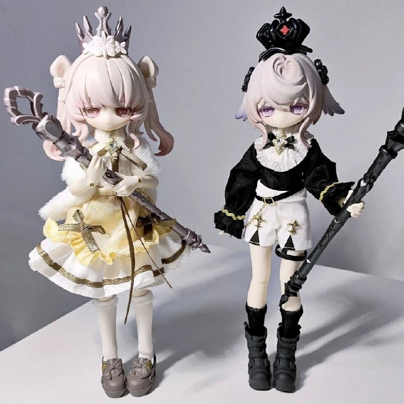 Spot Bjd Lunar Lore Genuine 1/8 Blind Box Kawaii Action Figure Movable Joint Doll Desktop Ornament Collection Model Toys Gifts