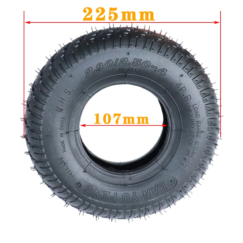 Tire 2.80/2.50-4 for Razor Scooter E300 Electric Scooter and Wheelchair Tire