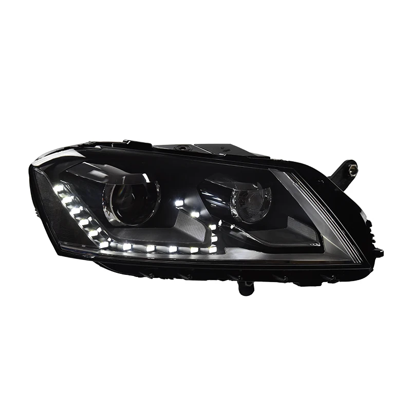 Car Styling Headlights for VW Passat B7 Europe LED Headlight 2012-2016 Head Lamp DRL Signal Projector Lens Auto Accessories