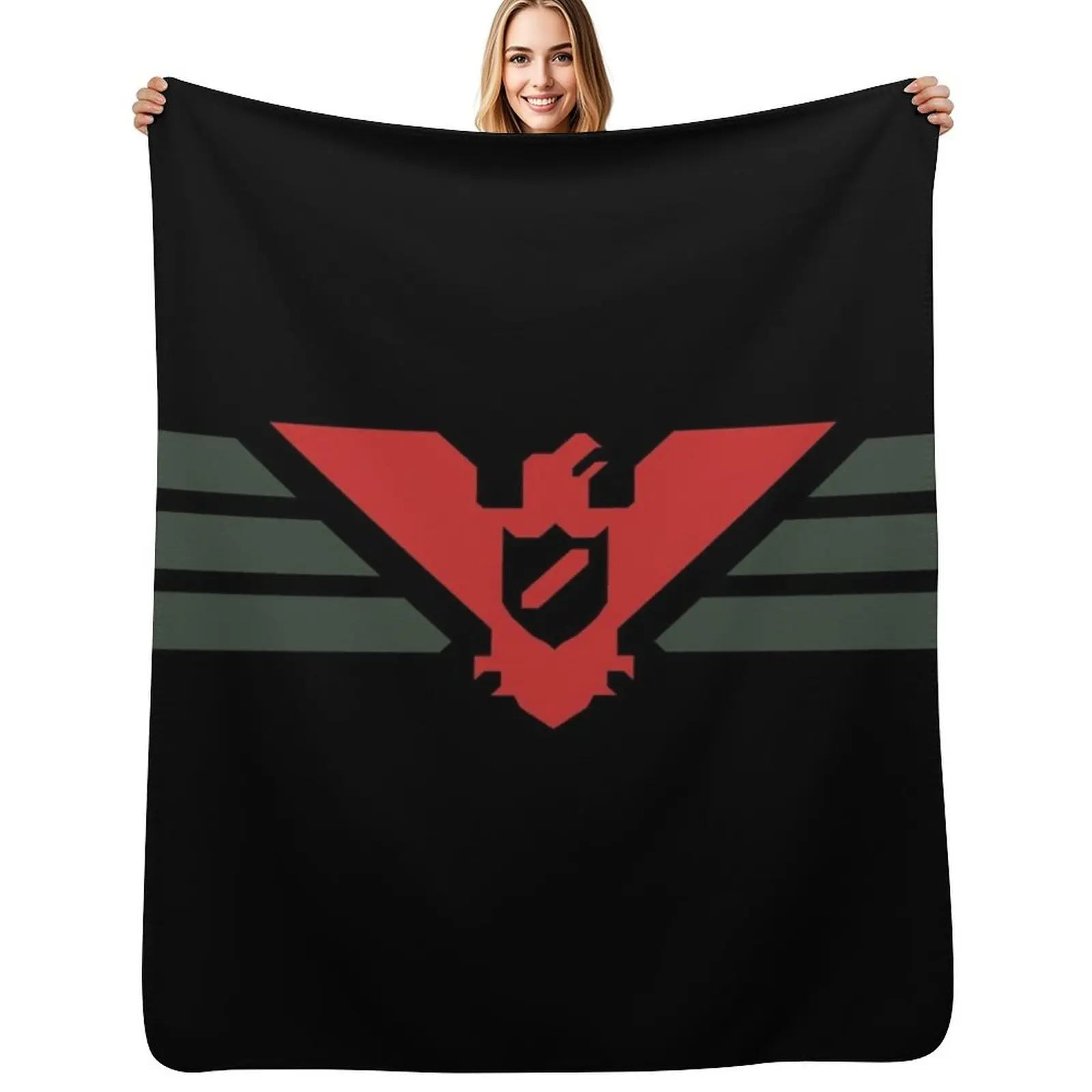 Arstotzka Flag Throw Blanket No Pilling Soft Warm Blanket for Bed