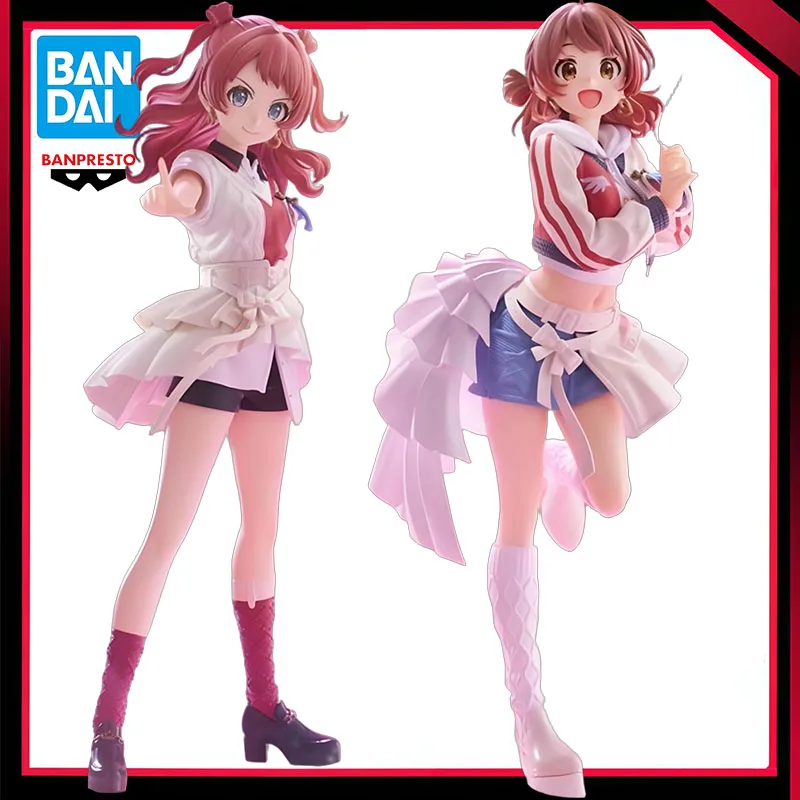 Em Estoque: Bonecos de Ação Originais Bandai Banpresto do Anime School Idol Master - Hanami Ume e Hanami Saki - Colecionáveis e Presentes
