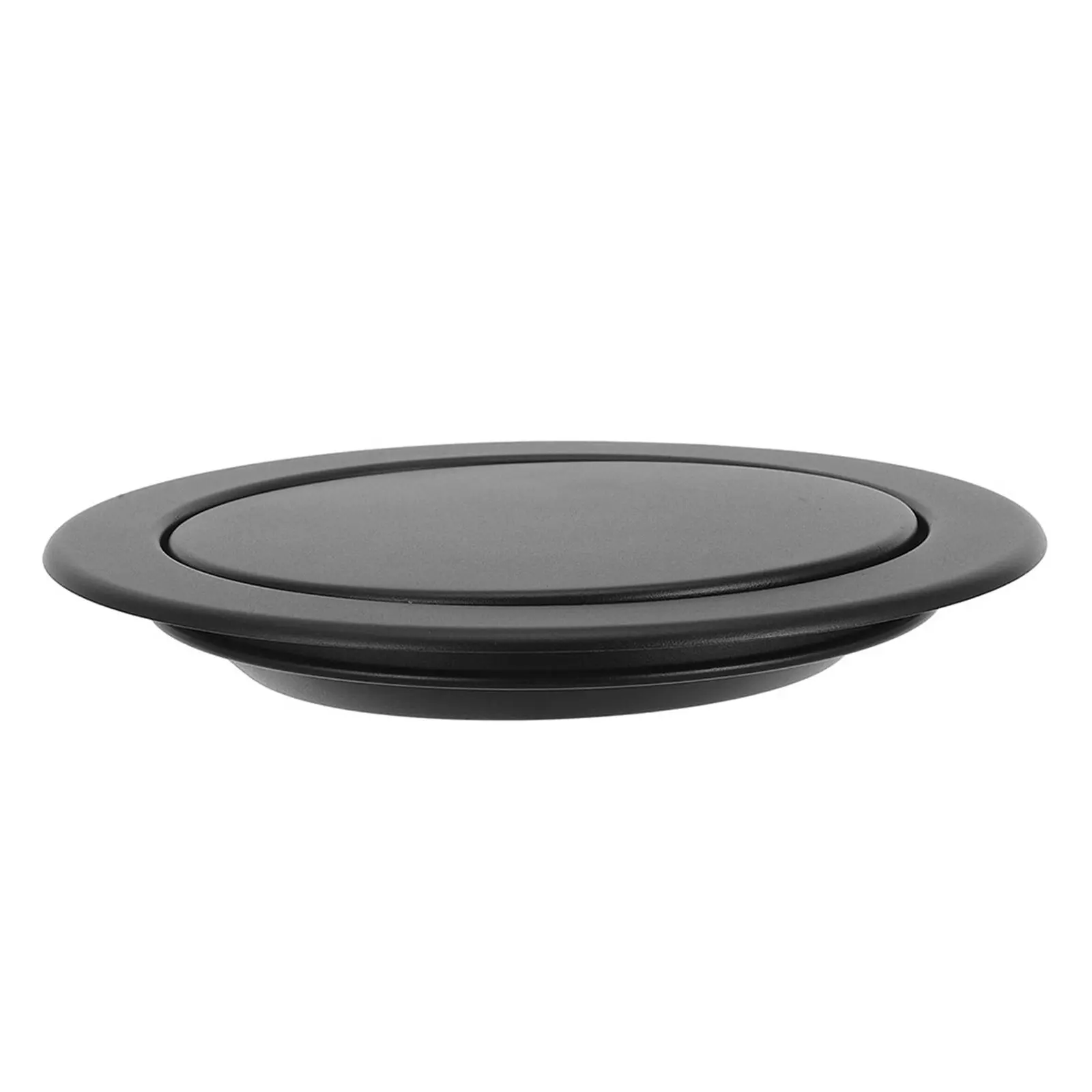 

Stainless Steel Recessed Trash Can Lid Built-in Round Countertop Waste Flap Cover Embedded Garbage Chute Lid Swing Flap Trash