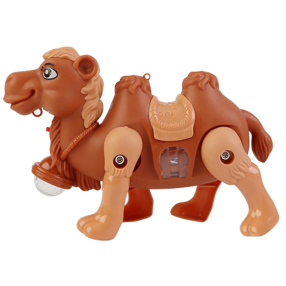 

Camel Toy Music Light Realistic Detailed Kids Walking Toddler Cartoon Animal Model Early Childhood Educational Gifts