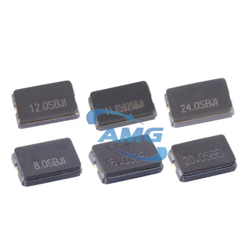 10PCS 8Mhz 9.84375Mhz 10Mhz 11.0592Mhz 12Mhz 13.56Mhz 16Mhz 20Mhz 40Mhz 5032 Passive SMD crystal Oscillator 2PIN quartz