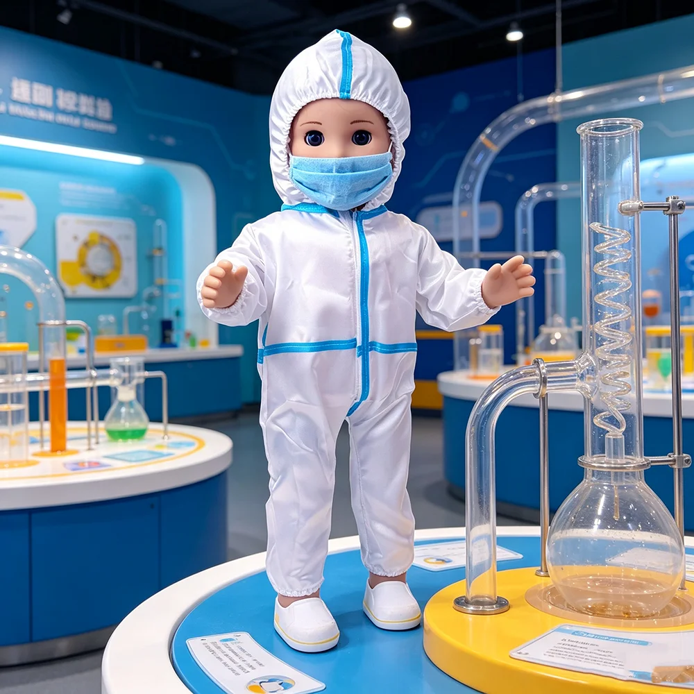 18 inch doll protective clothing, doll cosplay costumes, teaching aids, character game costumes, props, suitable for 18 inch dol