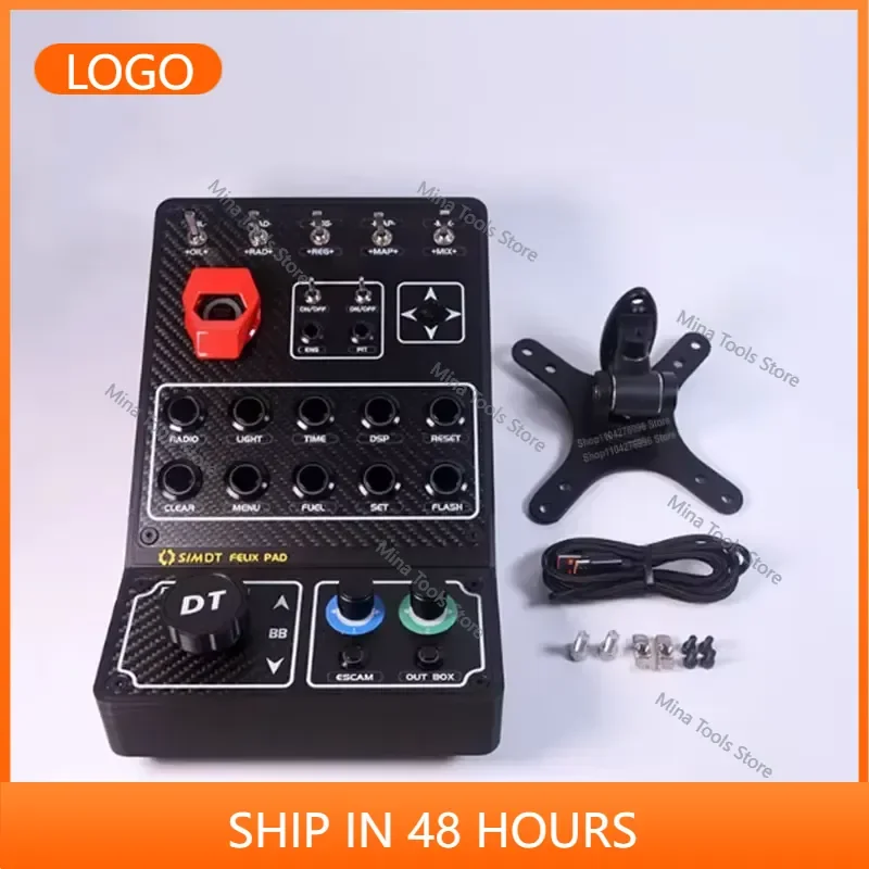 2026 Factory Direct Sales PC Race Simulator Central Control Box Multifunctional Control Button Box For EURO Truck for Fanatec