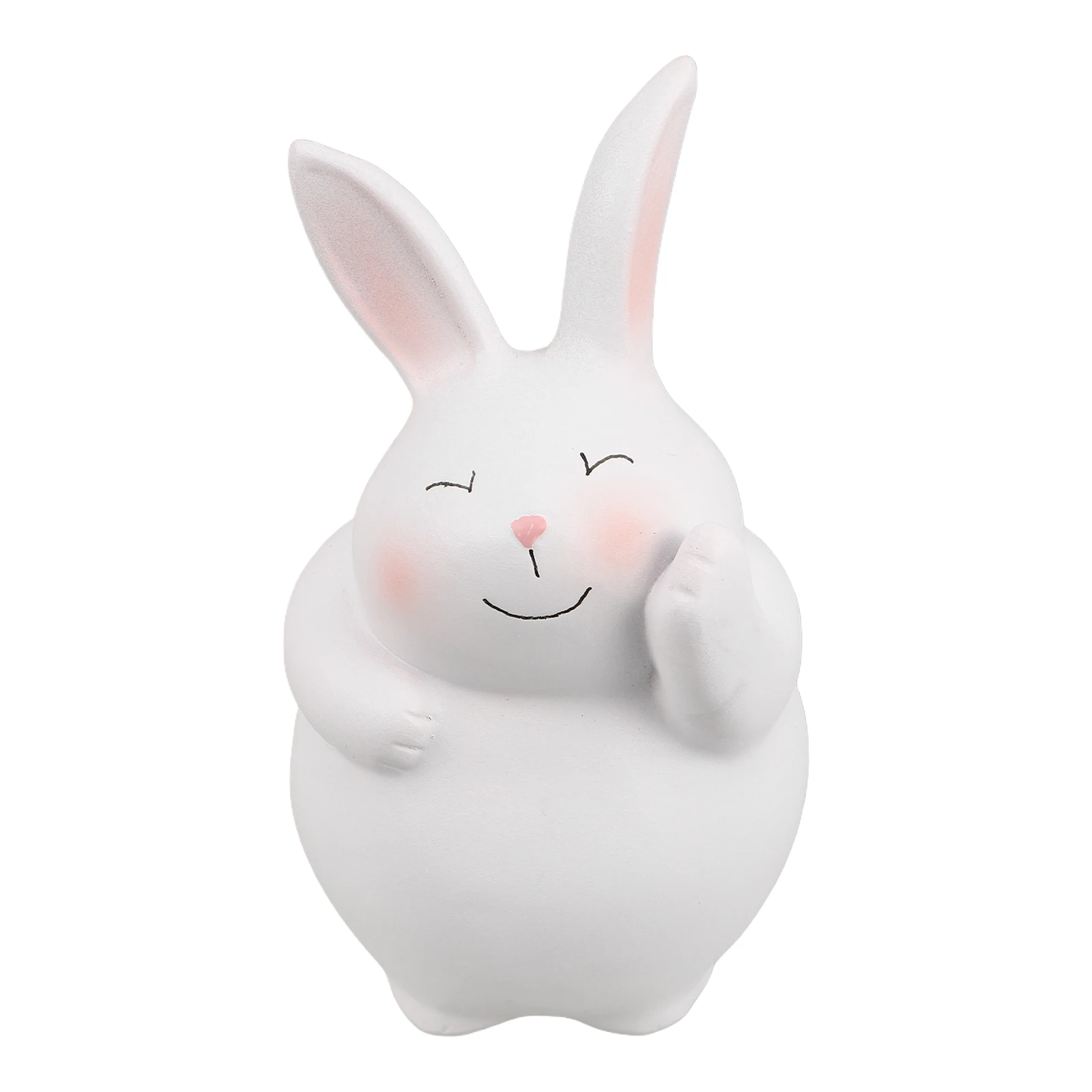 

Easter Bunny Statues Resin Figurine Decor Rabbit Home naments Miniature Rabbits Cartoon Design Smooth Texture Ideal Gifts