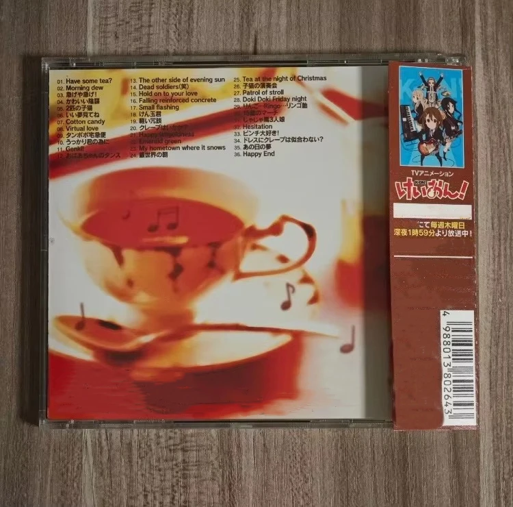 Anime K-ON Hajime Hyakkoku Music CD Greatest Hits OST Album Music Record Cosplay Walkman Car Soundtracks Box Party Music Gifts