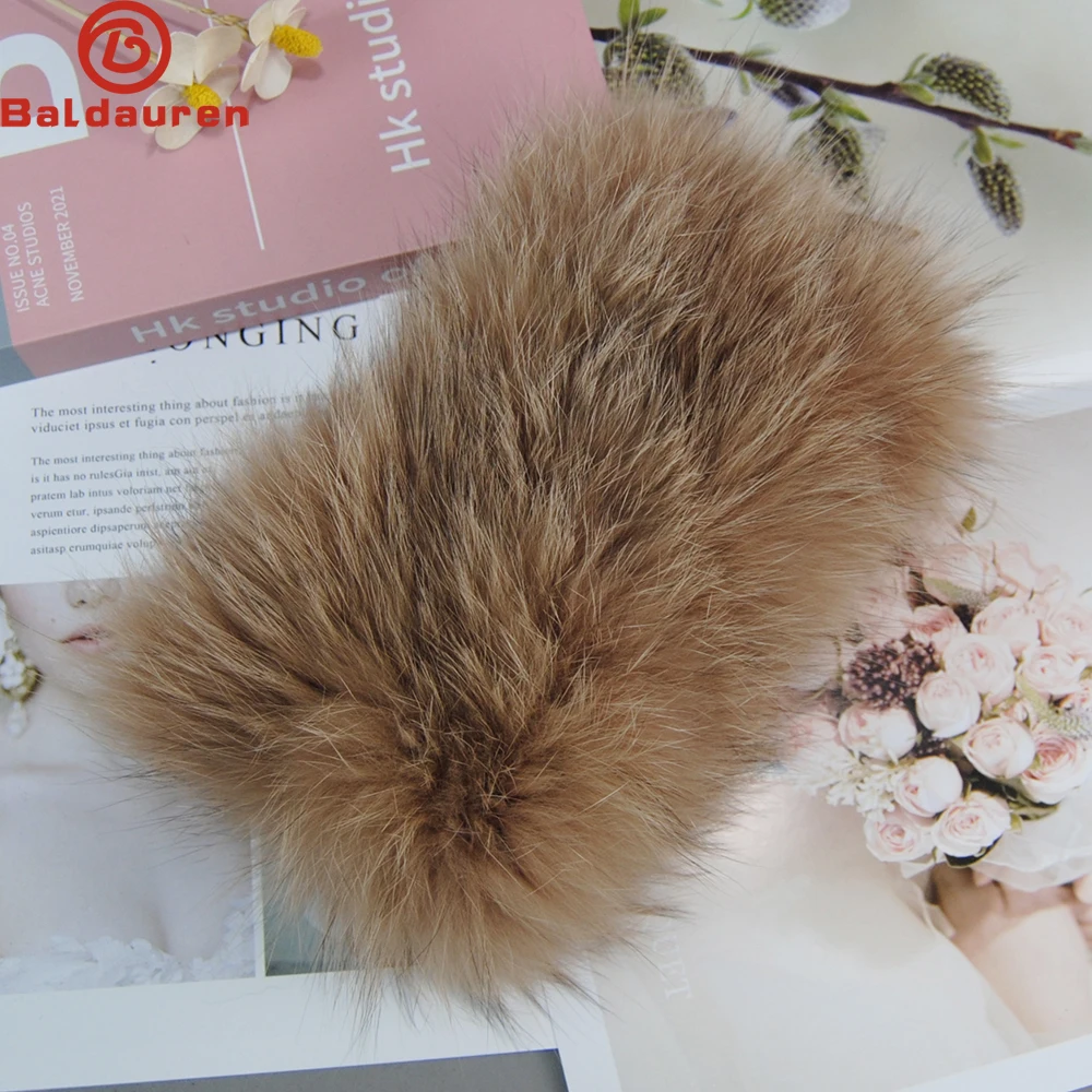 New Women Winter Ring Fox Fur Scarves Luxury Neck Warmer Real Fox Fur Scarf Fur Headbands Good Elastic 100% Natural Fur Mufflers