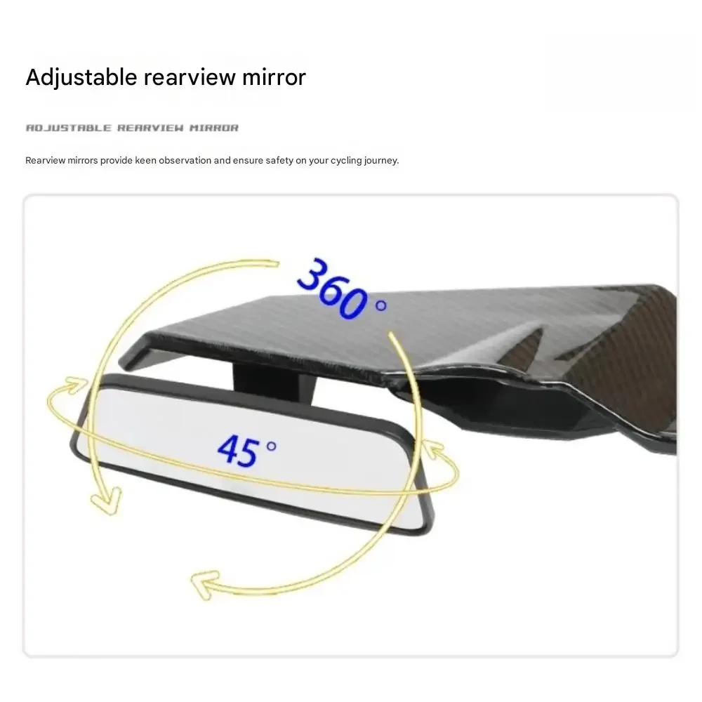 【Precise Fit】Side mirror modification parts for QJMOTOR SRK921RR, SRK800RR, SRK600RR, SRK550RR, and SRK250R.