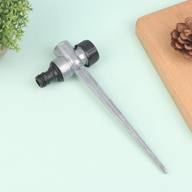 

1Pc Garden 1/2 Inch Metal Sprinkler Garden Watering Nozzle Lawn Sprinkler Lawn Irrigation Watering Spike For Lawn Agriculture