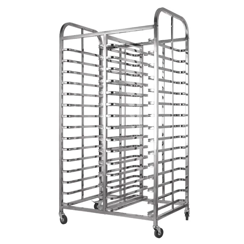 

Stainless Steel Grill Tray Rack, Baking Bread Rack Refrigerator Rack 15 Layer Tray Grill Cake Rack Cart
