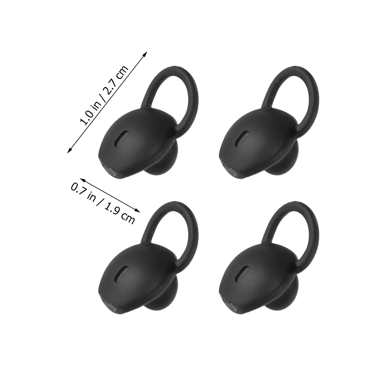 4pcs Silicone Ear Cap Earbud Covers For B5 Replacement Ear Tips Soft Comfortable Earphone Protectors Cover