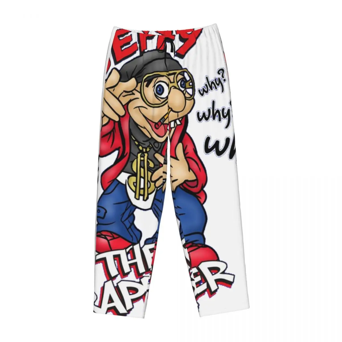 

Custom Jeffy The Rapper SML Character Women Pajama Pants Lounge Sleep Sleepwear Bottoms with Pockets