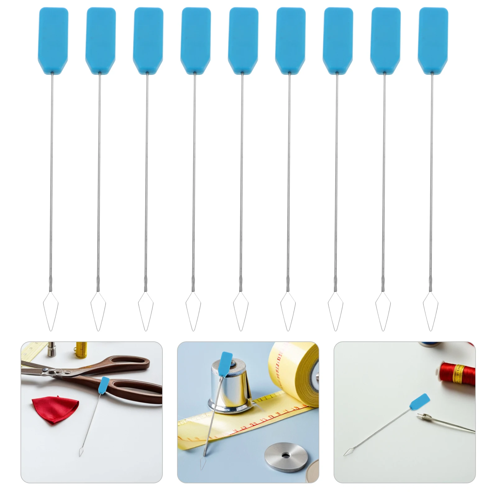 

10 Pcs Hand Sewing Threader Floss Threaders Stainless Steel Embroidery Needle Threading Tools
