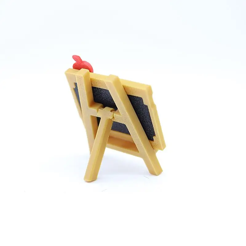 Miniaturowa tablica do rysowania dla lalek, tablica reklamowa do kawiarni, tablice malarskie dla artystów, paleta, modele zabawek, akcesoria dekoracyjne. — zdjęcie 6