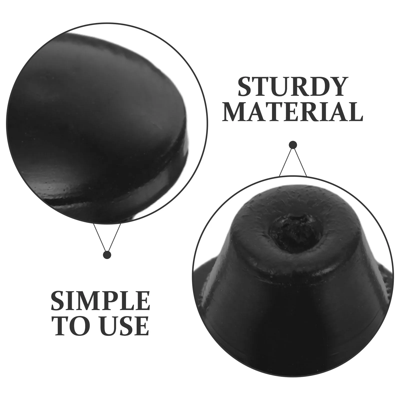 20Pcs Rubber Sealing Plugs Wear Resistant Anti Leak Hole Stoppers Protective Buffer Bumpers for Industrial Home Office - view 3