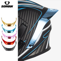 Motorcycle Helmet Tail Colorful Spoiler for SOMAN SM955-S Cool Men Women Full Helmet Accessories Decoration Casco Moto Headwear