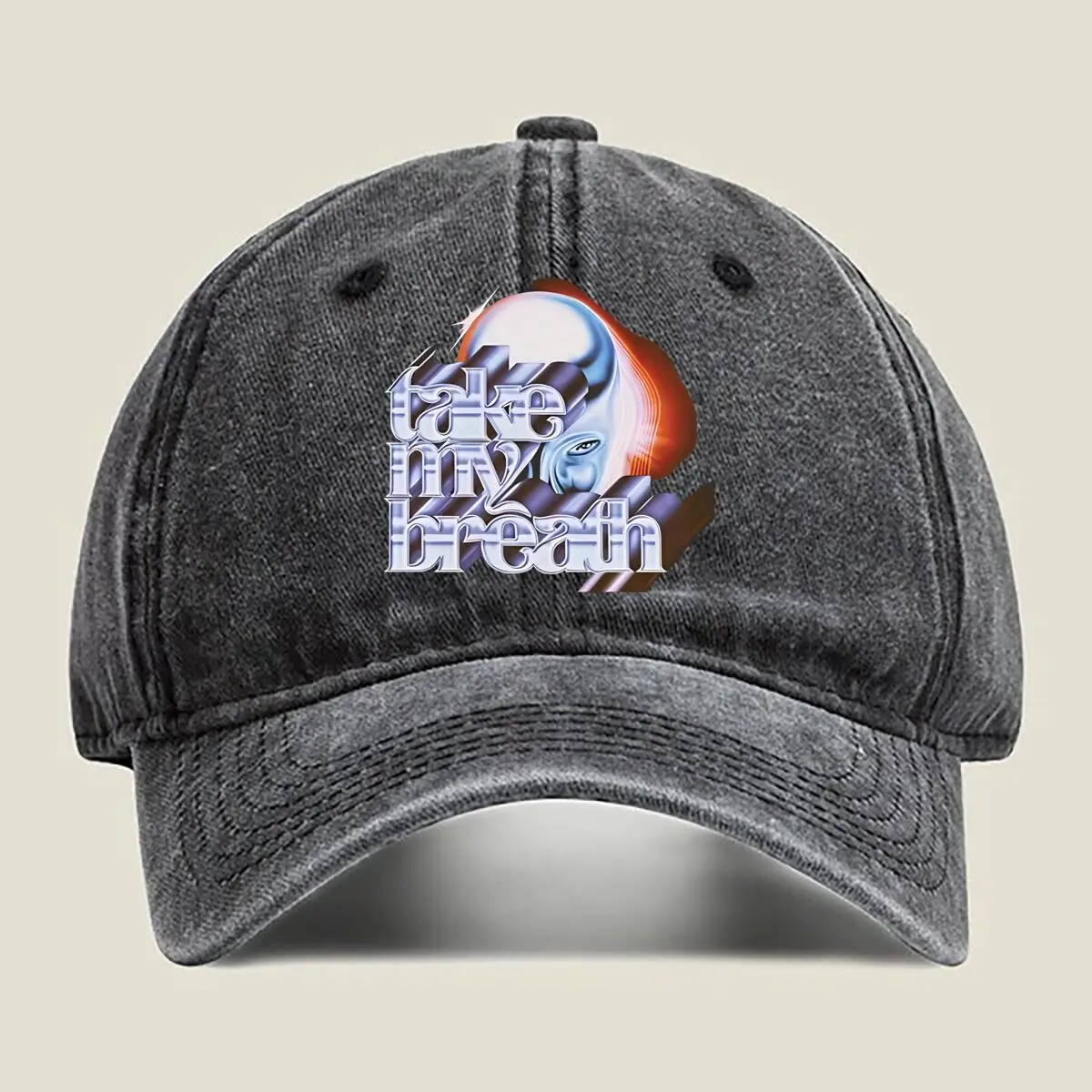 

“Take My Breath” - Music Single Art Washed Baseball Cap