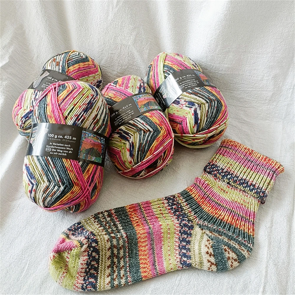 Opal According to Hundertwasser 75% wool, 25% polyamide/ Nylon Socks Knitting Yarn