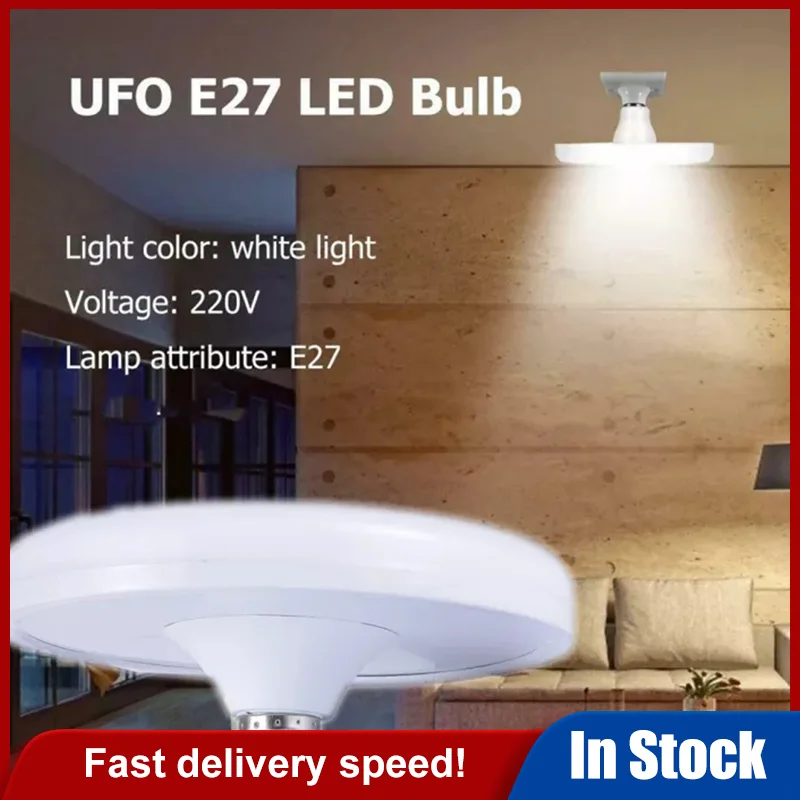 

LED Bulb E27 Led Lamp Super Bright 20W 220V UFO Leds Lights Indoor White Lighting Table Lamps Garage Light