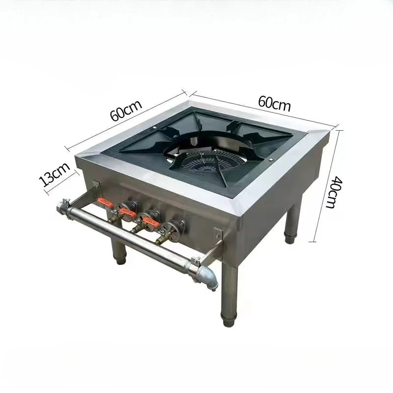 Commercial Stainless Steel Gas Stove Single Cast Iron Burner High Efficiency Restaurant/Kitchen Stove for Catering & Hotel