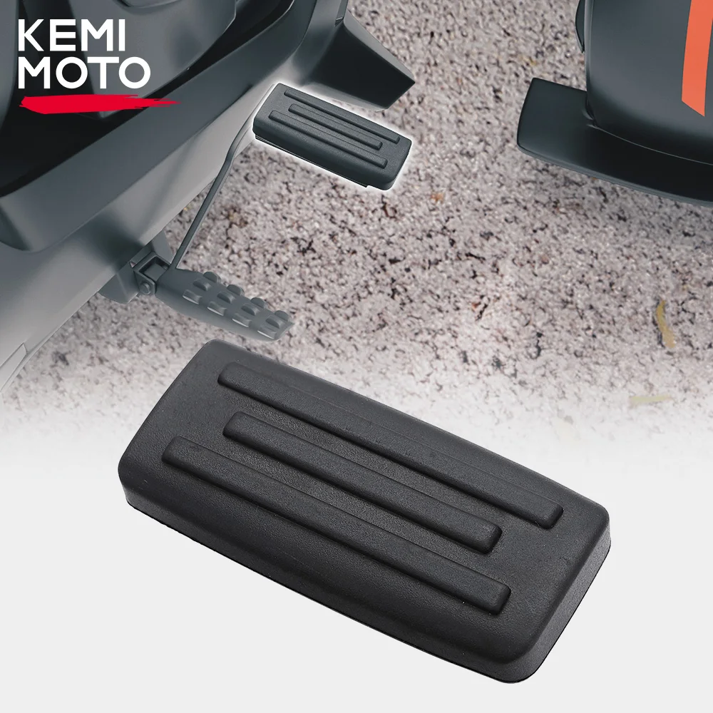 KEMIMOTO ON-ROAD Plastic Metal Brake Pedal Compatible with Can-Am Ryker 600 900 Sport Rally Edition Extended Footrest Footboards