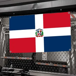 1pc Dominican Republic Flag Flags And Banners Four Hole Flag Polyester Outdoor Decor Room Aesthetic