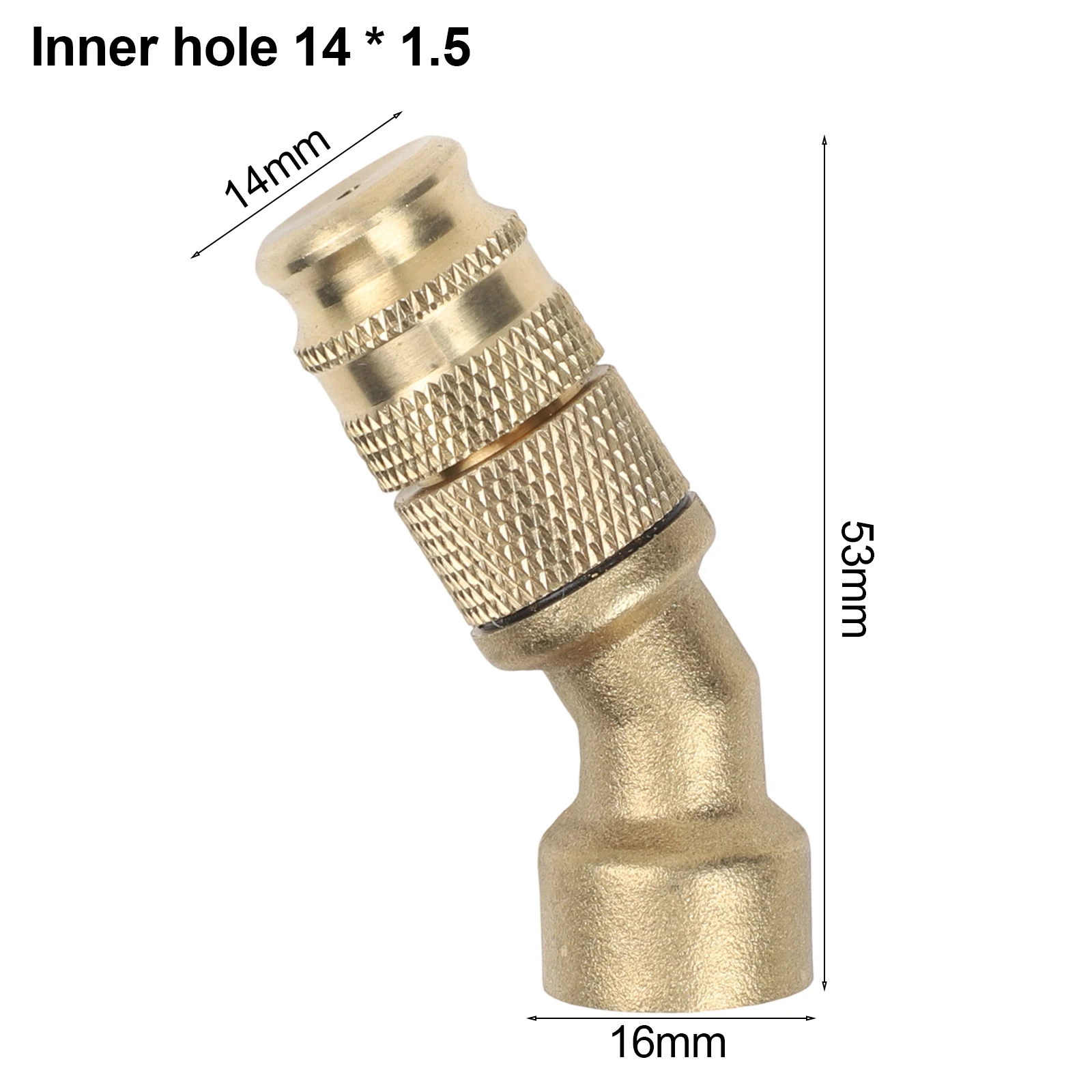 1/2pcs Agricultural Sprayer 45° Nozzle High Pressure Atomizing Watering Nozzle Garden Irrigation Accessories