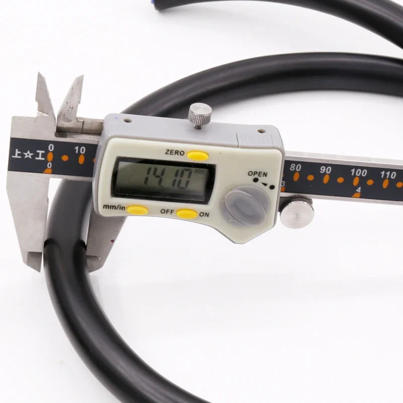 1M Hifi الصوت 14mm كابل الطاقة الكابلات السائبة كابل الطاقة hifi تباع بواسطة متر سلك الطاقة الصوتي